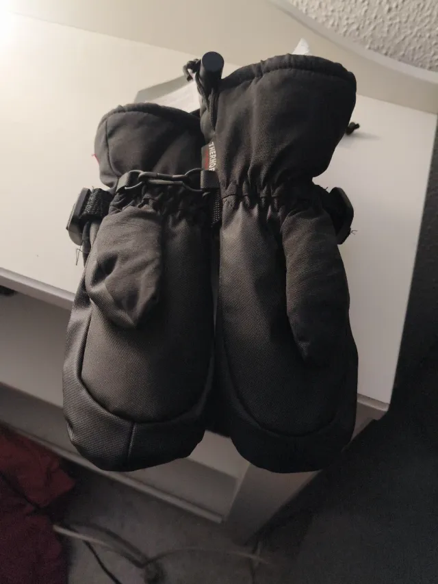 Guantes Nieve Niños Negro