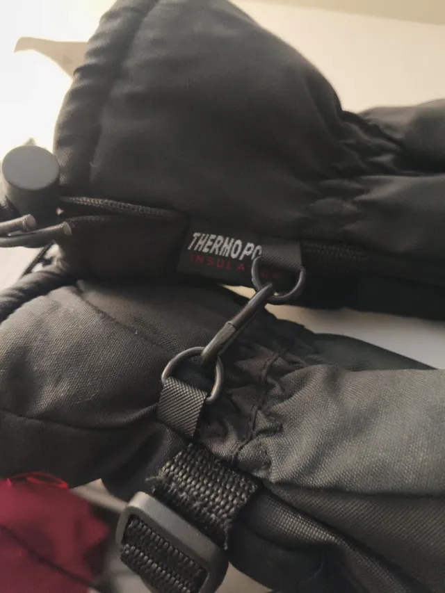 Guantes Nieve Niños Negro