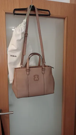 Bolso Tous Beige Piel