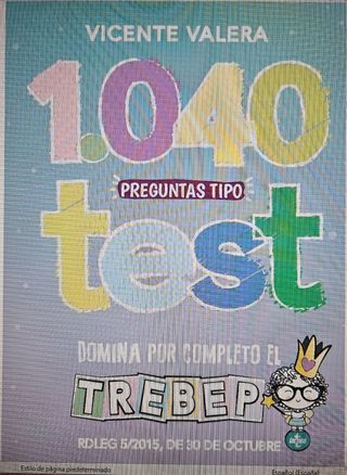 1040 preguntas de test del TREBEP