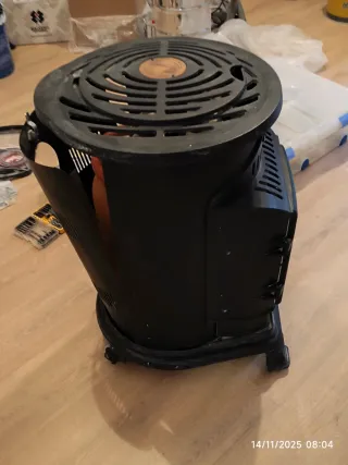 Estufa de gas Provence 3,4 kW Negra