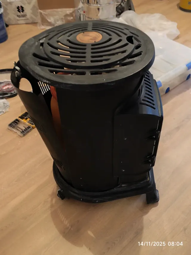 Estufa de gas Provence 3,4 kW Negra