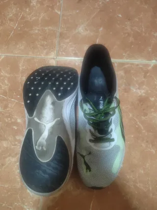 Zapatillas Puma Profoam Verdes y Blancas