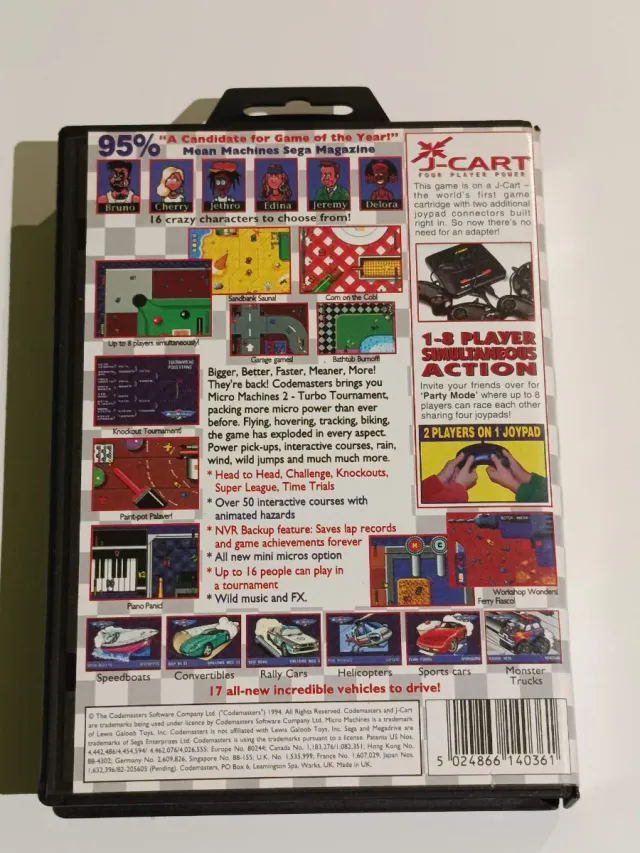 MicroMachines 2 Turbo Tournament Mega Drive