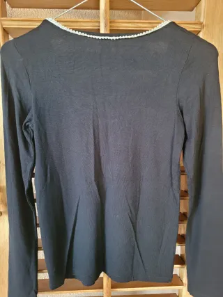 Maglietta Zara donna nera