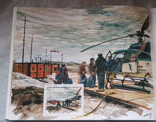 TAAF Carnet de Viaje C308 Terre Adélie Yvert 30 añ