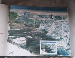 TAAF Carnet de Viaje C308 Terre Adélie Yvert 30 añ