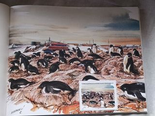 TAAF Carnet de Viaje C308 Terre Adélie Yvert 30 añ