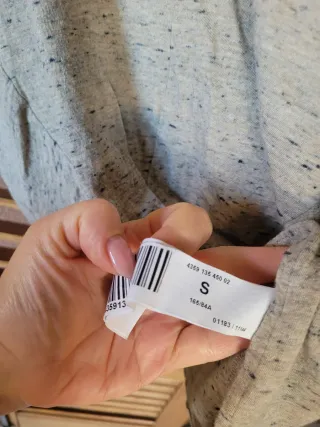 Maglia donna grigia con nodo