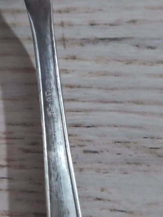 Cubiertos antiguos AP95 Aleación Plata