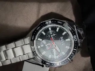 Reloj Hugo Boss Negro y Plateado