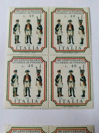 200° Anniversario Guardia di Finanza 1974