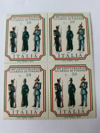 200° Anniversario Guardia di Finanza 1974