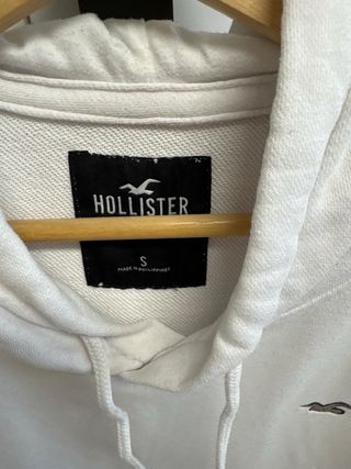 Sudadera Hollister Blanca