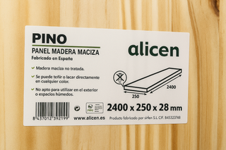 Lote Maderas Pino Macizo Elicen - Sin Uso