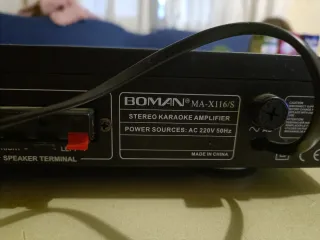 Amplificador Karaoke Boman MA-X116/S