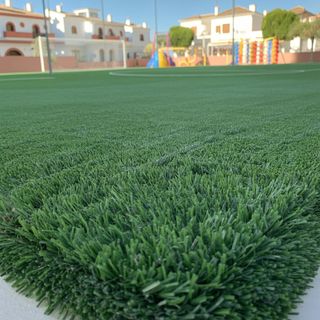 Césped artificial reutilizado