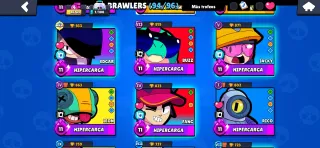 Cuenta Braw Stars con 96 Brawlers