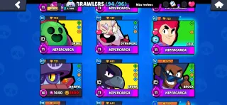 Cuenta Braw Stars con 96 Brawlers