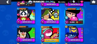 Cuenta Braw Stars con 96 Brawlers