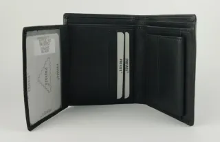 Cartera de piel hombre PRIVATA negra
