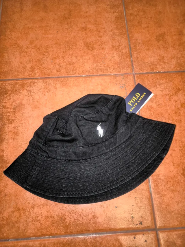 Sombrero bucket Polo Ralph Lauren negro