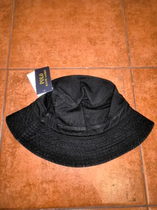 Sombrero bucket Polo Ralph Lauren negro