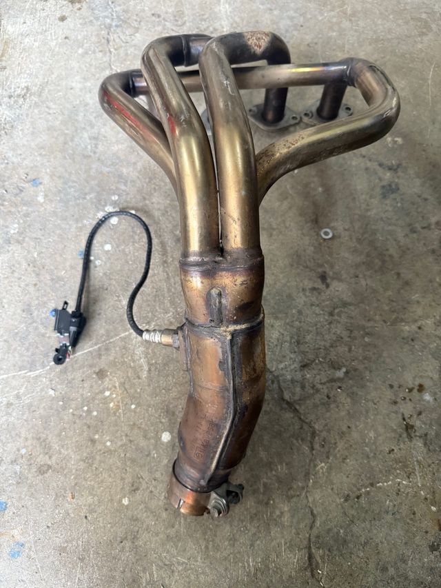 Colector escape Kawasaki Z750 con sonda