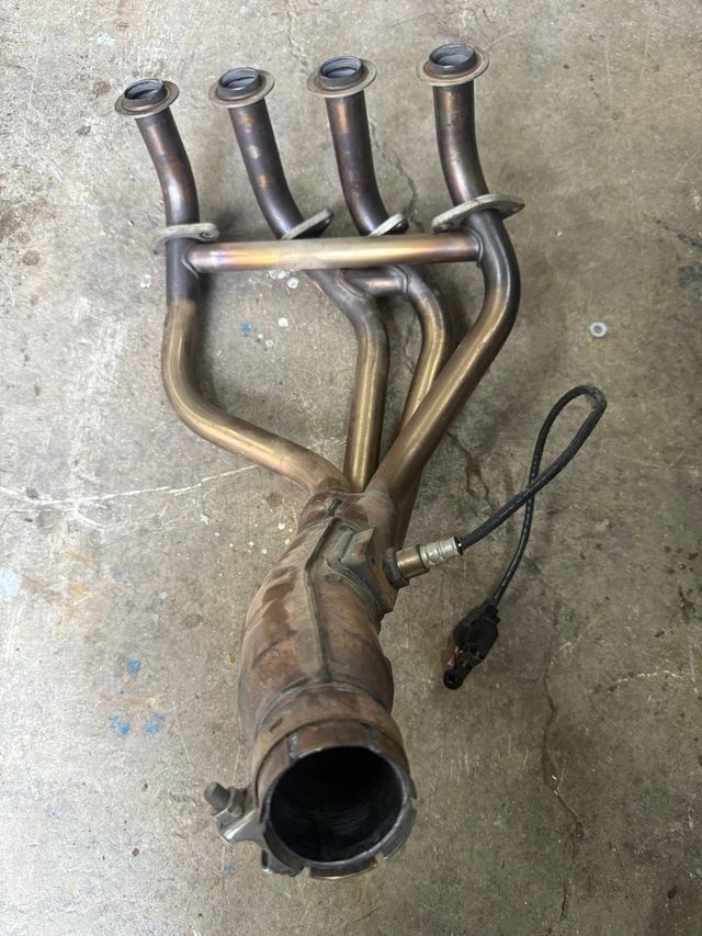 Colector escape Kawasaki Z750 con sonda