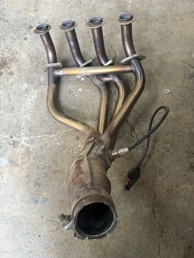 Colector escape Kawasaki Z750 con sonda