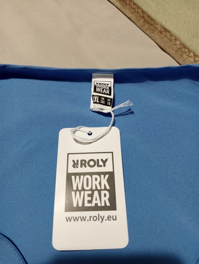 Casaca sanitaria azul