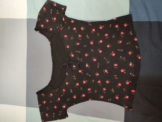 Camiseta floral vintage talla única