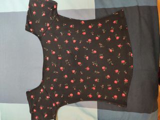 Camiseta floral vintage talla única