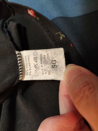 Camiseta floral vintage talla única