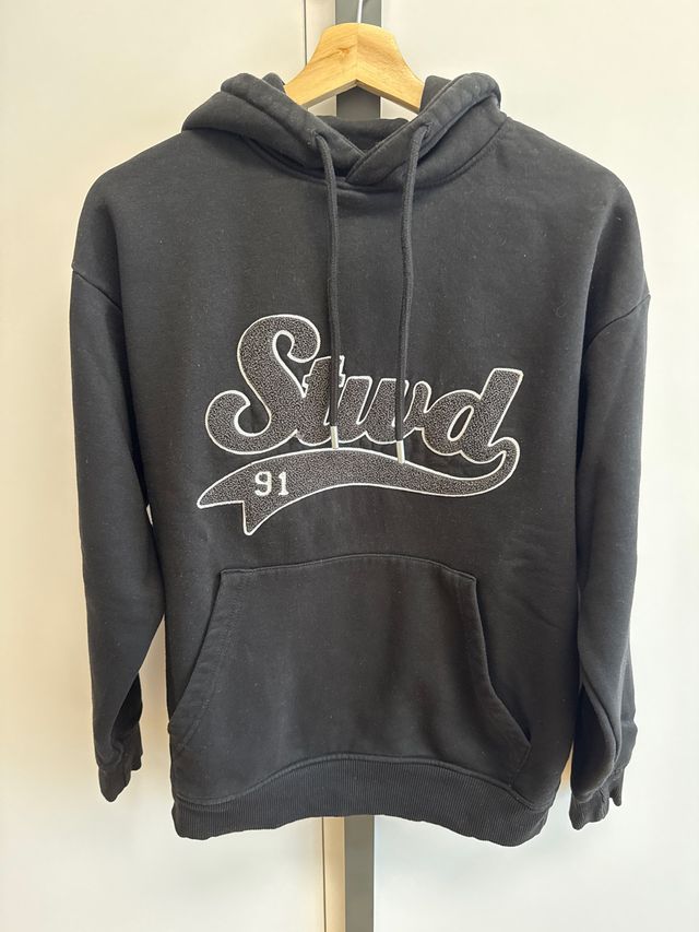 Sudadera Pull&Bear Negra con Logo