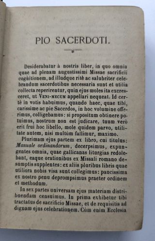 Veni-Mecum Pii Sacerdotis