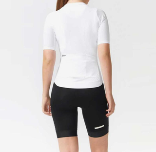 Maillot Attaquer Race manga corta blanco mujer