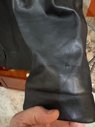 Giacca donna in vera pelle vintage nera