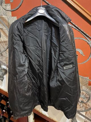 Giacca donna in vera pelle vintage nera