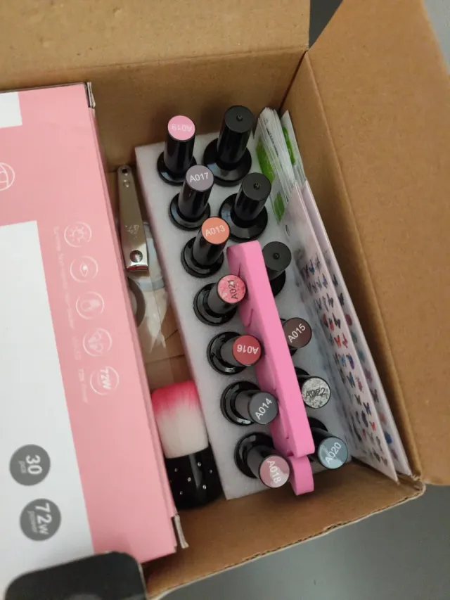 Kit Manicure KASTINY Lamp Gel Polish