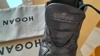 Scarpe Hogan Pelle Nera Tg. 38