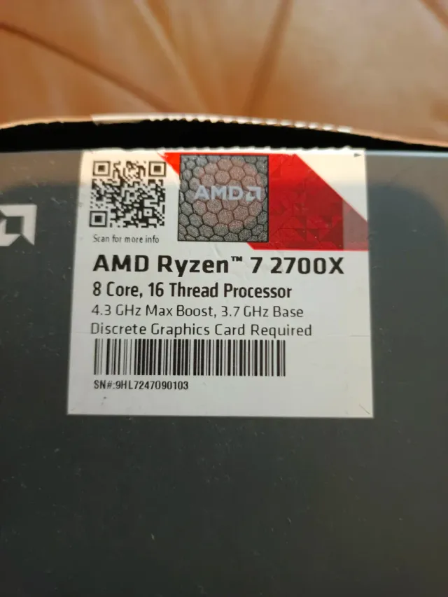 Disipador AMD Ryzen 7 2700X