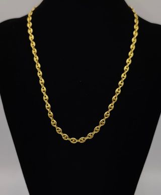 Cadena laminada en oro 24k