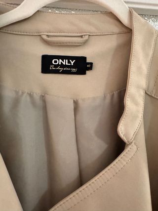 Cazadora Biker ONLY Beige