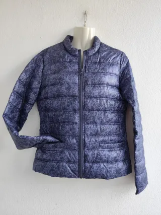 Cazadora fina Mango azuly negra