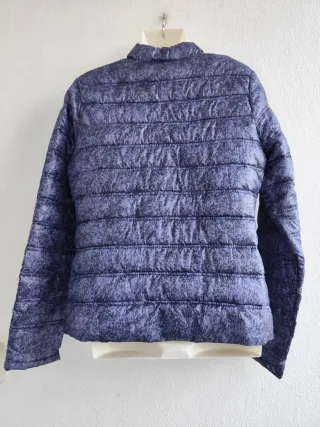 Cazadora fina Mango azuly negra