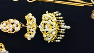 Aderezo Fallera Adulta Oro y Perlas