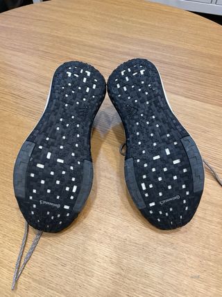 Zapatillas Adidas unisex grises/verdes Talla 38.5