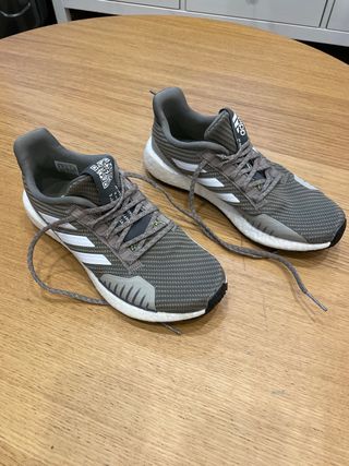 Zapatillas Adidas unisex grises/verdes Talla 38.5