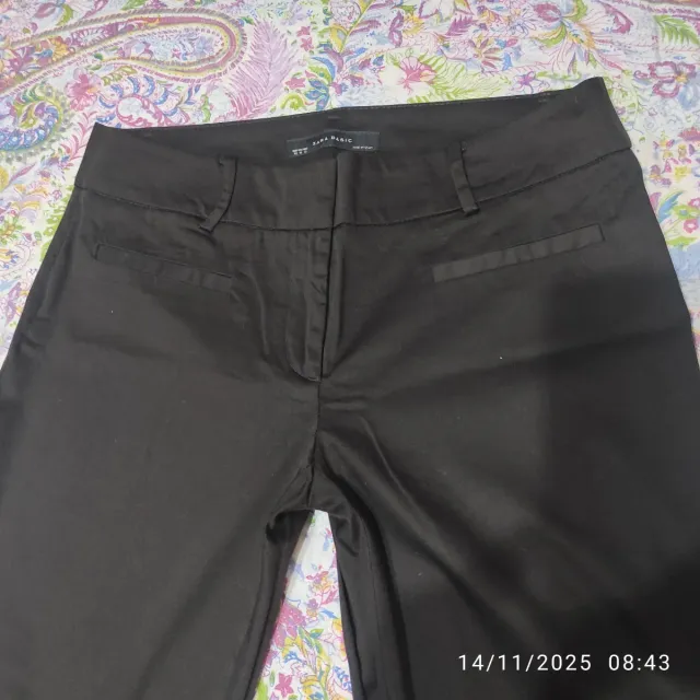 Pantalón Zara Talla 42 Negro